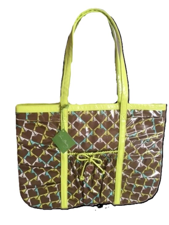 Vera Bradley Handbags - Vera Bradley Take Me With You Tote Sittin In A Tree Bag Frill Summer Beach